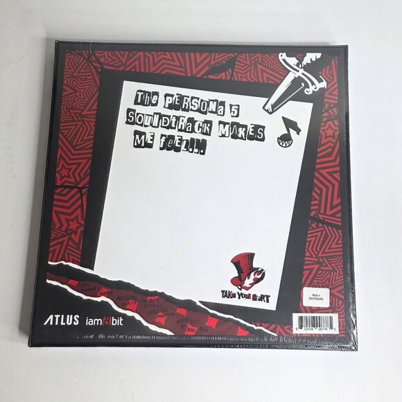 Persona 5 Vinyl Soundtrack - Essential Edition iam8bit Box Set 4LP - NEW SEALED - Picture 5 of 6